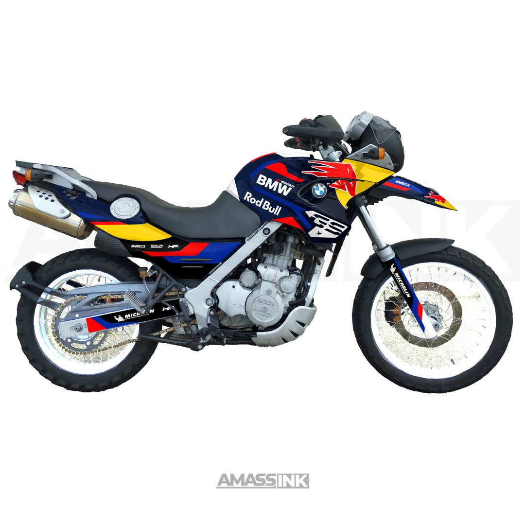Adhesivos Moto BMW F650 GS (2000-2007) - Rally Bull Black