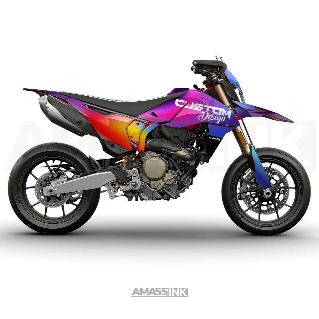 Adhesivos Moto Ducati Hypermotard 698 (2021-2026) - Diseño Personalizado