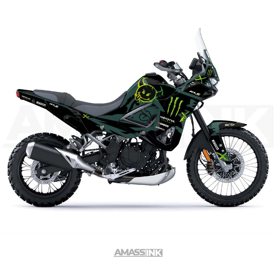 Adhesivos Moto Kawasaki KLE 500 (2026-2027) - Le Mans Green