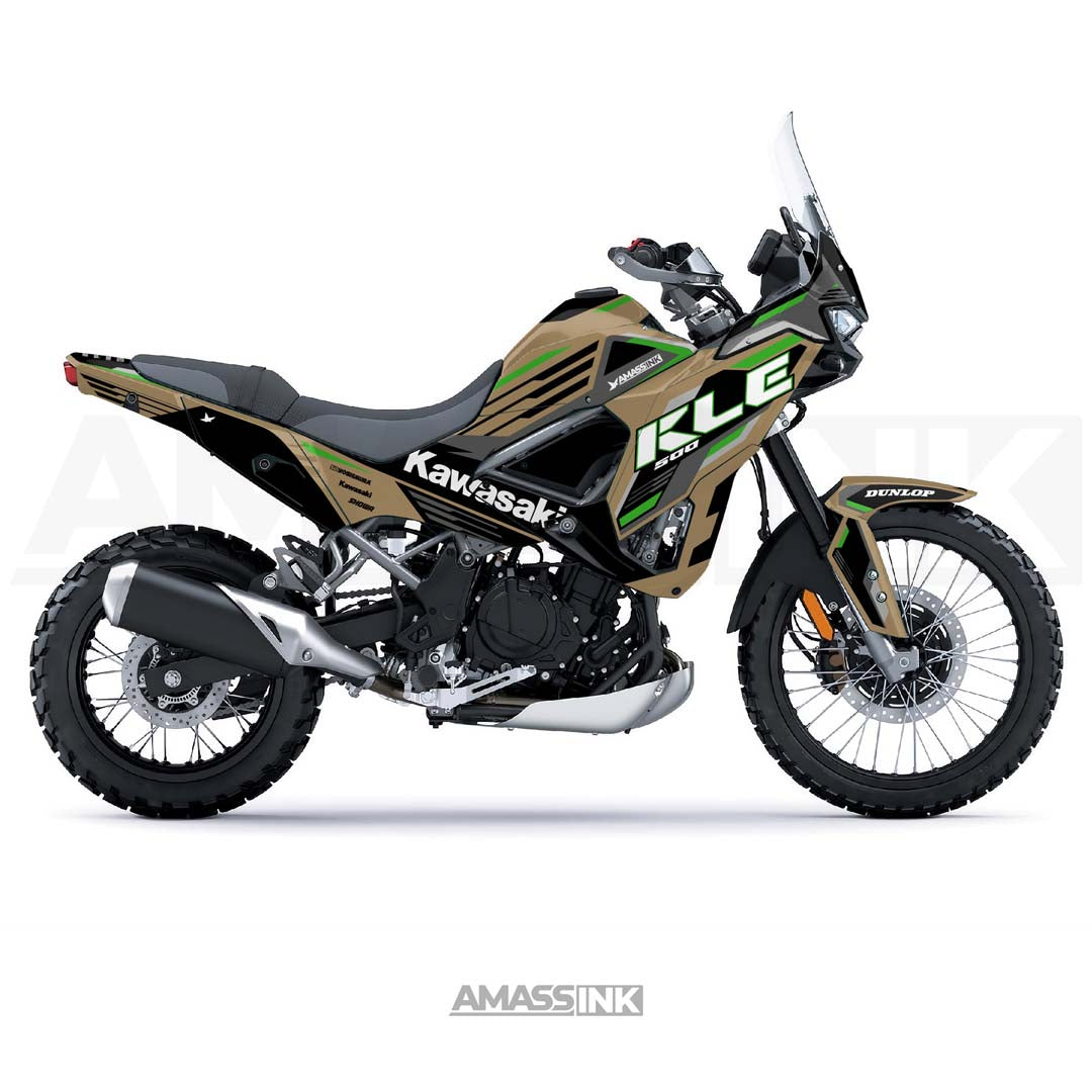 Adhesivos Moto Kawasaki KLE 500 (2026-2027) - Ripple