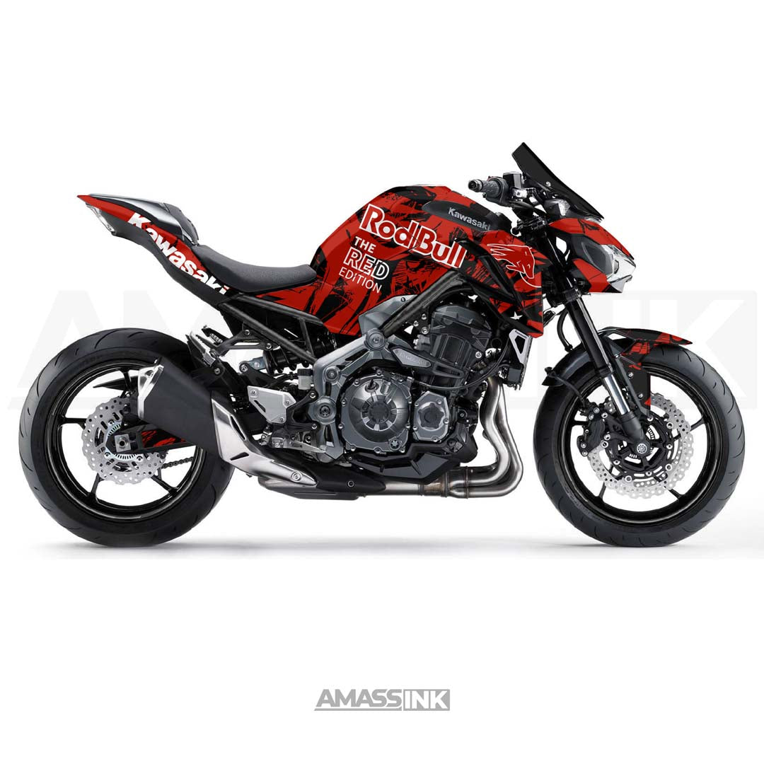 Adhesivos Moto Kawasaki Z900 (2017-2026) - Rod Bull