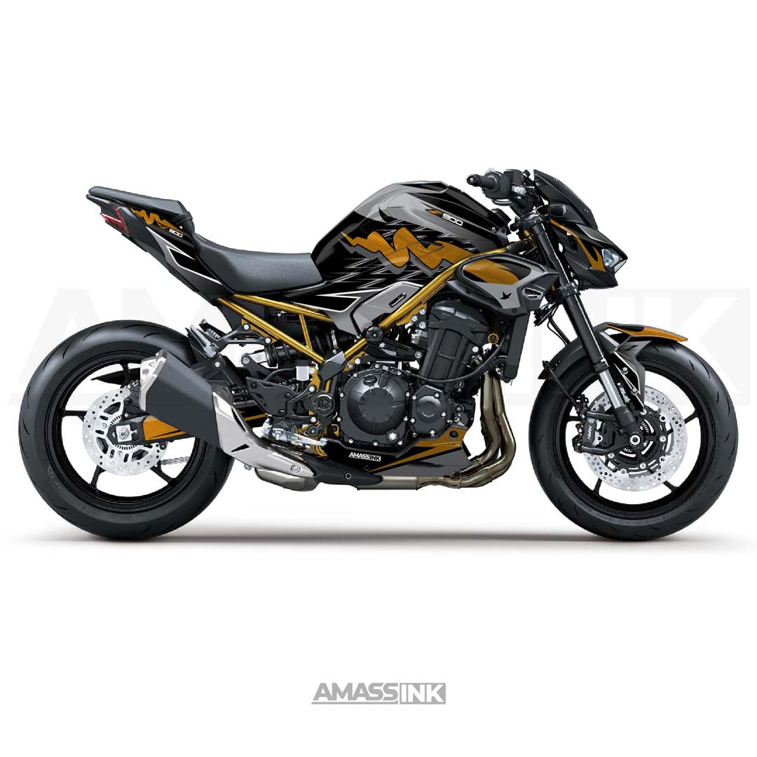 Adhesivos Moto Kawasaki Z900 (2017-2026) - Comic Gold