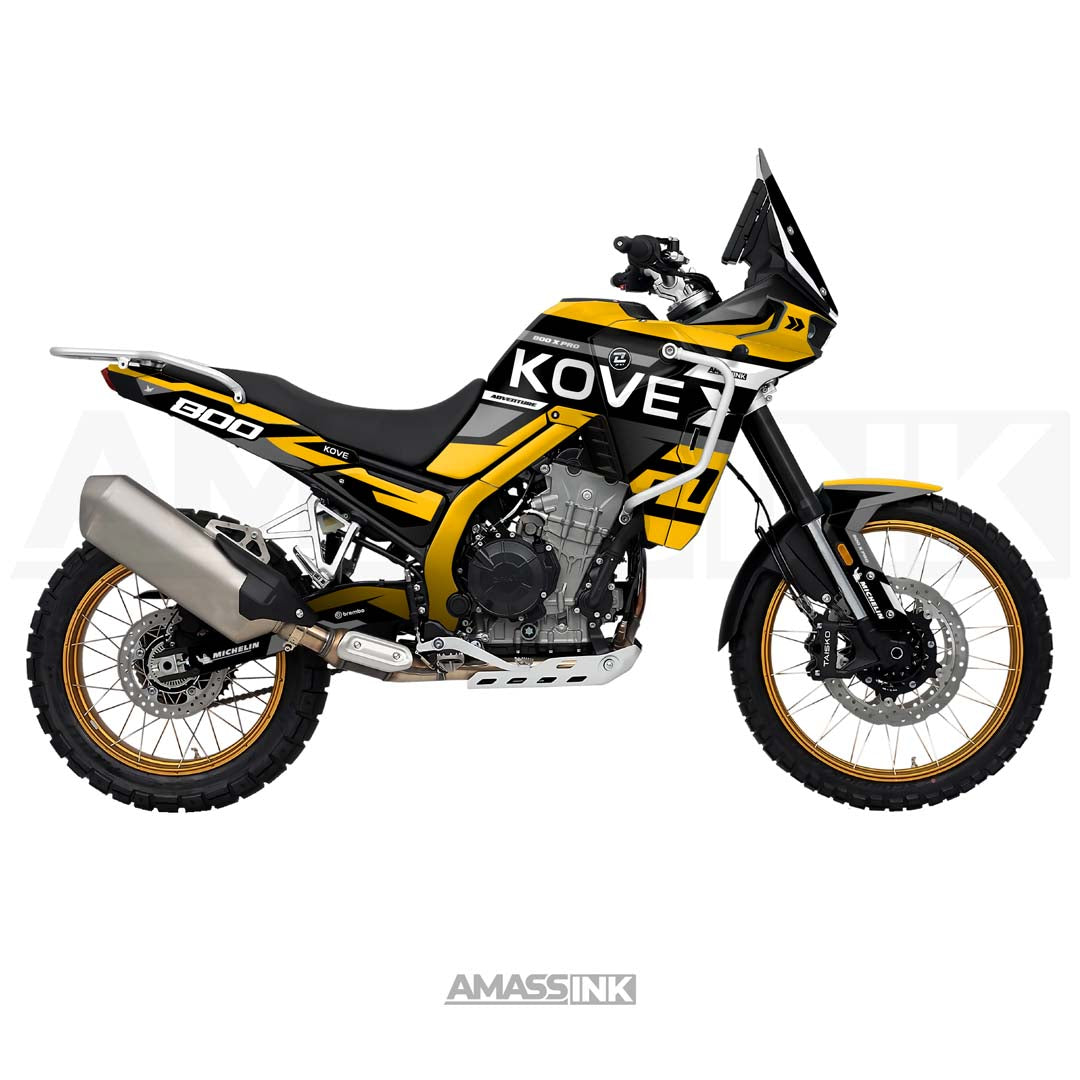Adhesivos Moto Kove 800X PRO Adventure (2024-2025) - Solar Race
