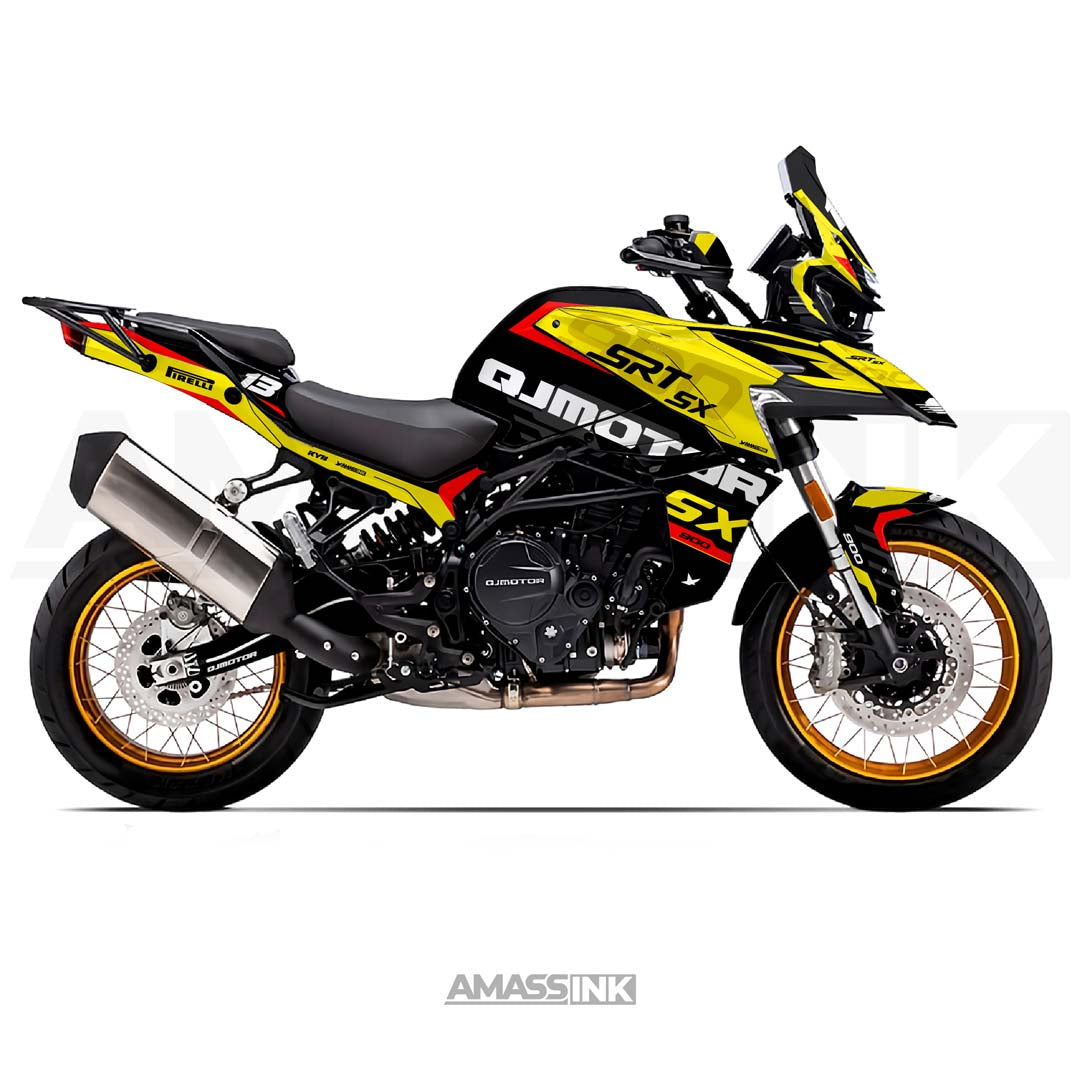 Adhesivos Moto QJ Motor 900 SRT SX (2025-2027) - Sport Yellow