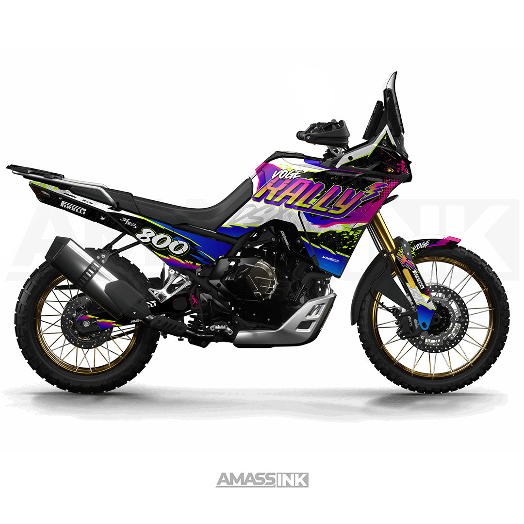 Vinilos Moto Voge 800 DS Rally (2025-2026) - Splash Iris