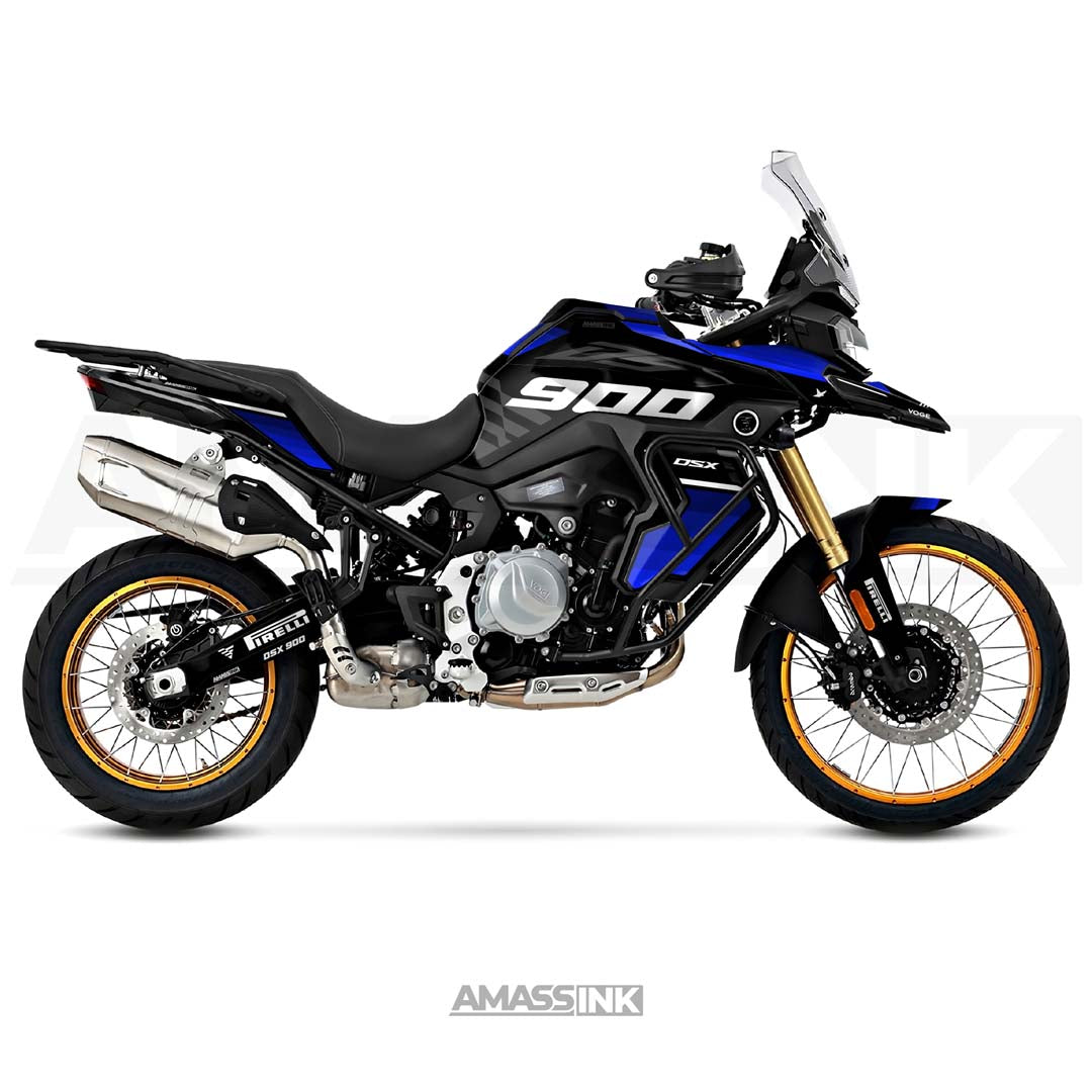 Adhesivos Moto Voge 900 DSX (2024-2026) - Vintage Blue Black