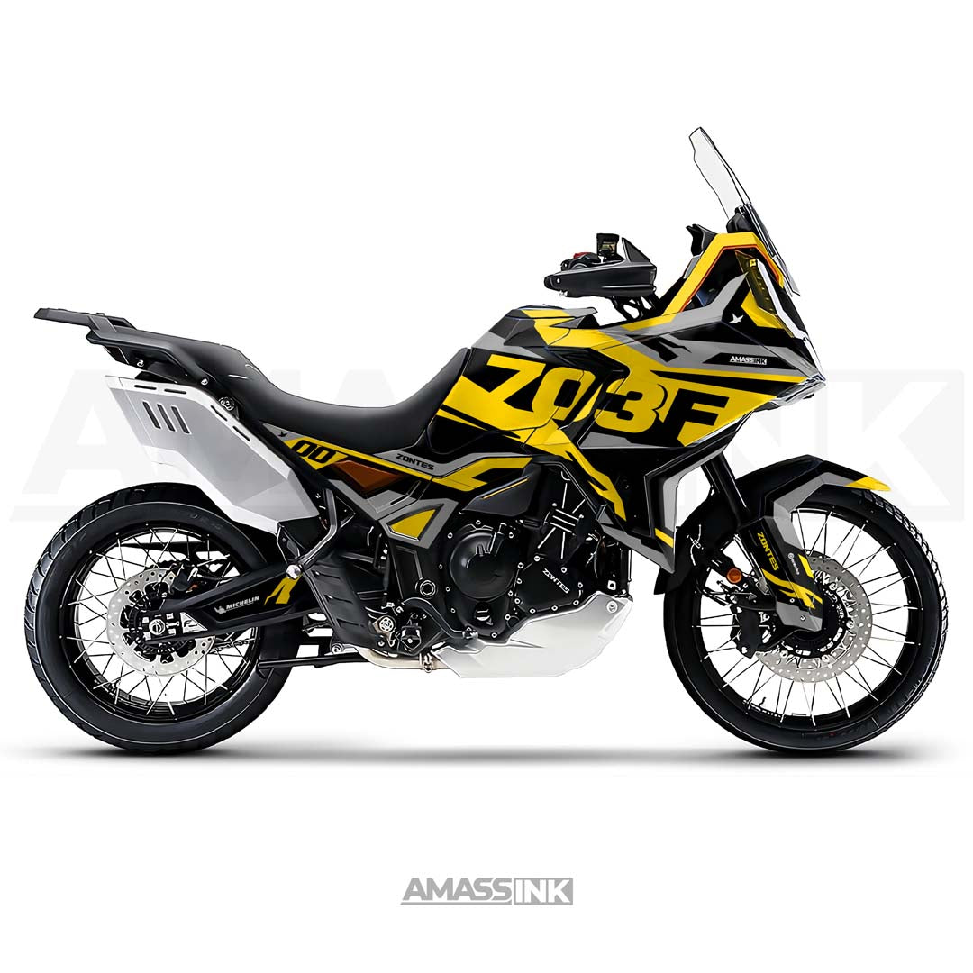 Adhesivos Moto Zontes 703F (2024-2026) - Golden Dust