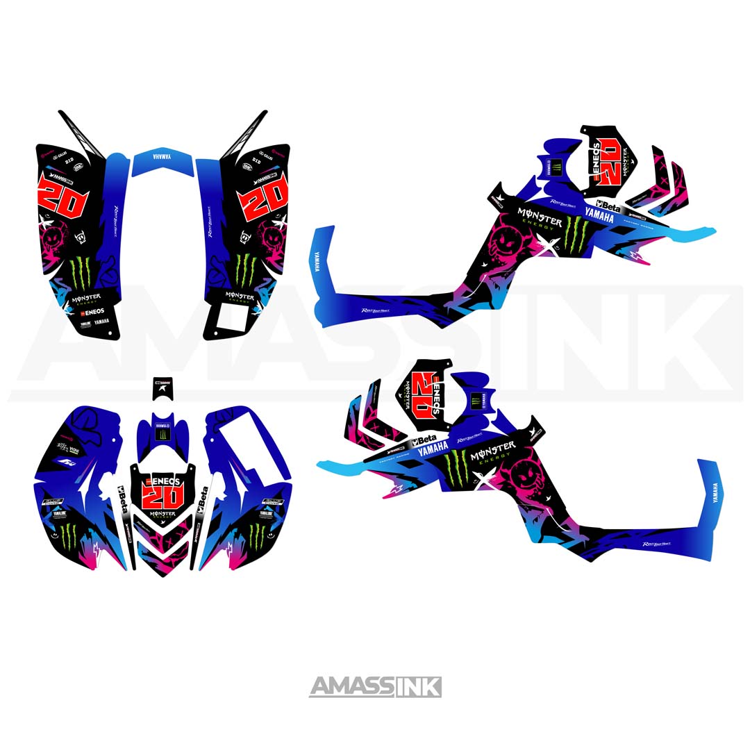 Adhesivos Quad Yamaha Raptor 660 (2001-2005) - Fabio Quartararo