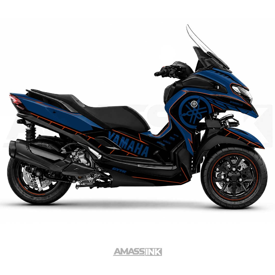 Vinilos Moto Yamaha Tricity 300 (2020-2027) - Lines Orange