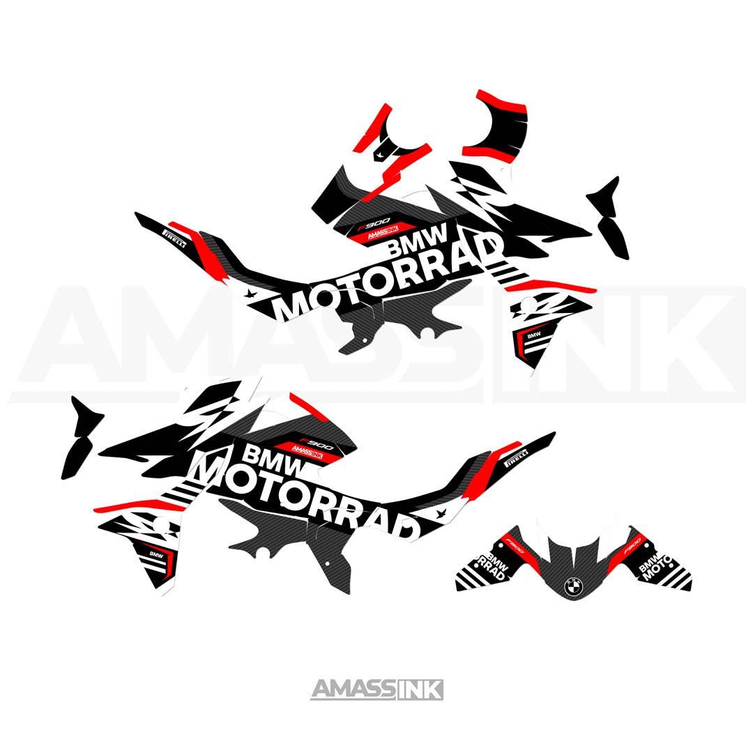 Adhesivos Moto BMW F900R (2020-2025) - Motorrad Black