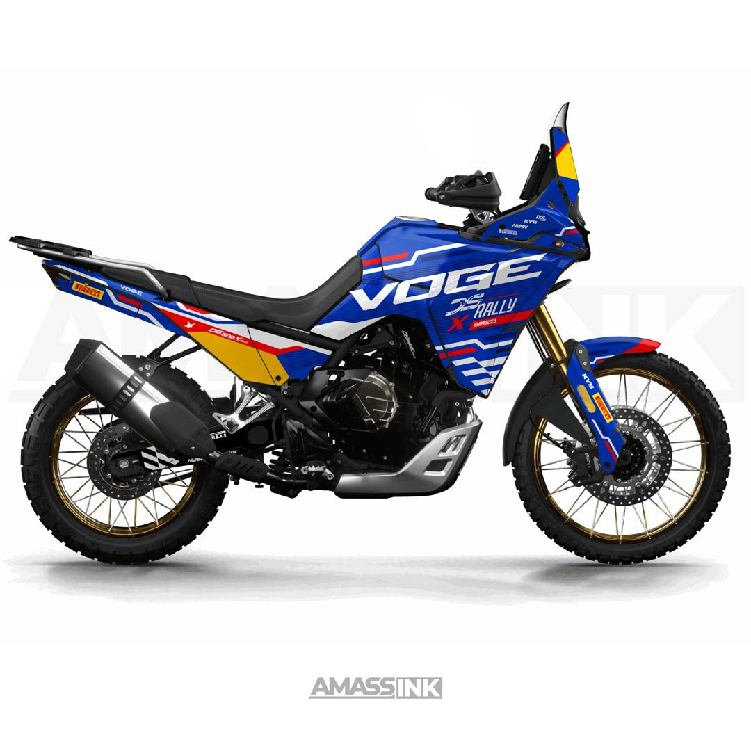 Vinilos Moto Voge 800 DS Rally (2025-2026) - Racing Azul