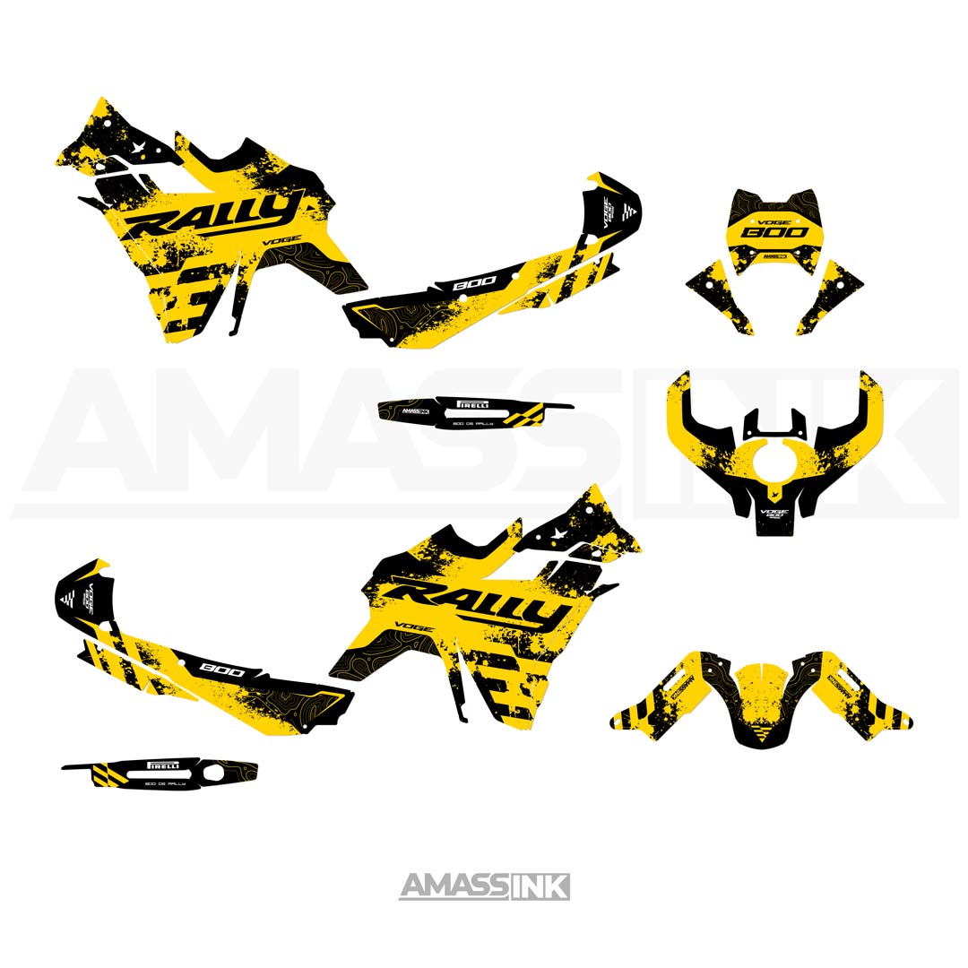 Adhesivos Moto Voge 800 DS Rally (2025-2026) - Topo Bee