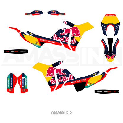 Adhesivos Moto Rieju Aventura Rally 307 (2025-2026) - Raid Bull Racing