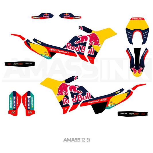 Adhesivos Moto Rieju Aventura Rally 307 (2025-2026) - Raid Bull Racing