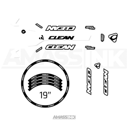 Adhesivos Clean K1 2018-2025 básico - 10