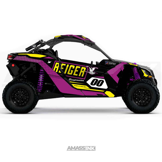 Adhesivos Buggy Can-am Maverick X3 XRC Turbo RR - Reiger Suspensión