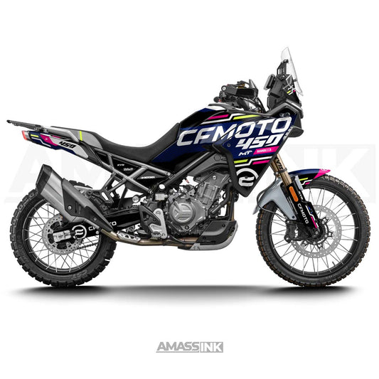 Adhesivos CF Moto 450 Mt (2024-2026) - Racing Black