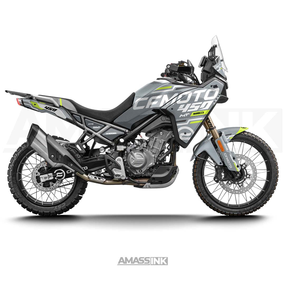 Adhesivos CF Moto 450 Mt (2024-2026) - Racing Grey