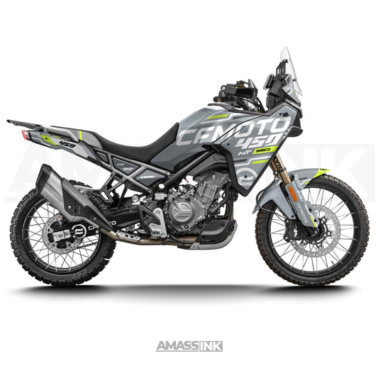 Adhesivos CF Moto 450 Mt (2024-2026) - Racing Grey