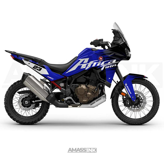 Adhesivos Moto Honda Africa Twin 1100L (2020-2026) - Gradient Blue