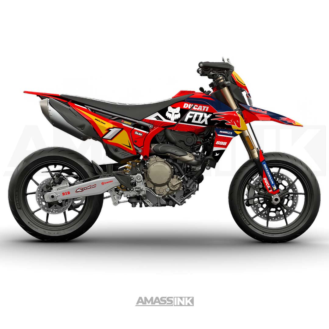 Adhesivos Moto Ducati Hypermotard 698 (2021-2025) - Fox Bull