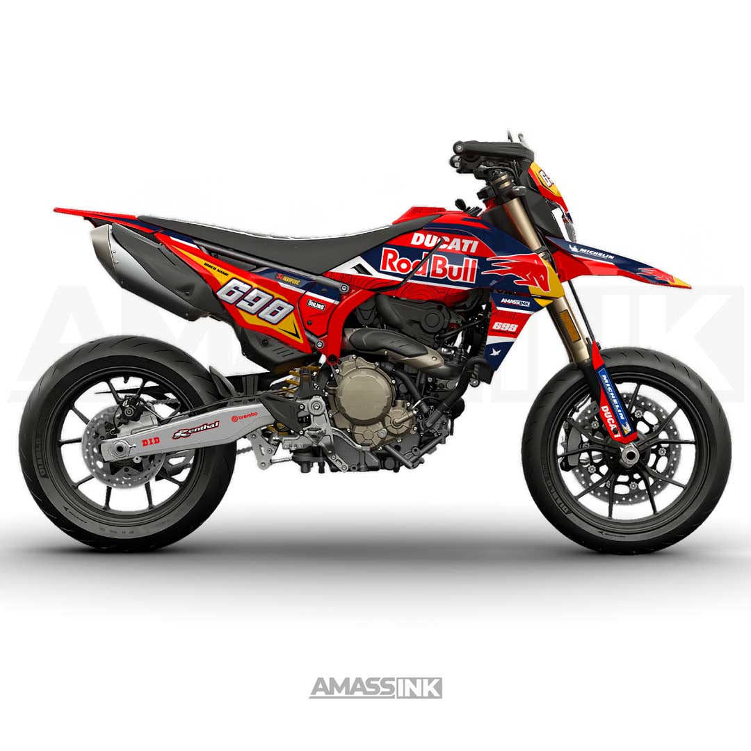 Adhesivos Moto Ducati Hypermotard 698 (2021-2025) - Rod Bull