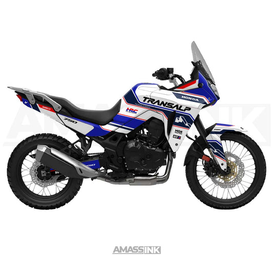 Adhesivos Moto Honda Transalp 750 (2023-2025) - White Horizon