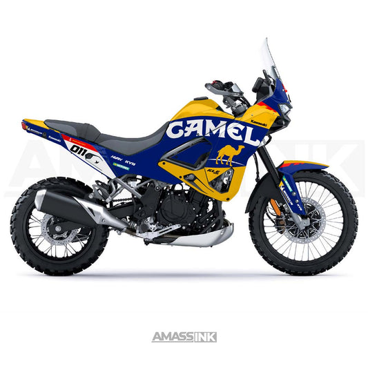 Adhesivos Moto Kawasaki KLE 500 (2026-2027) - Camel Dakar