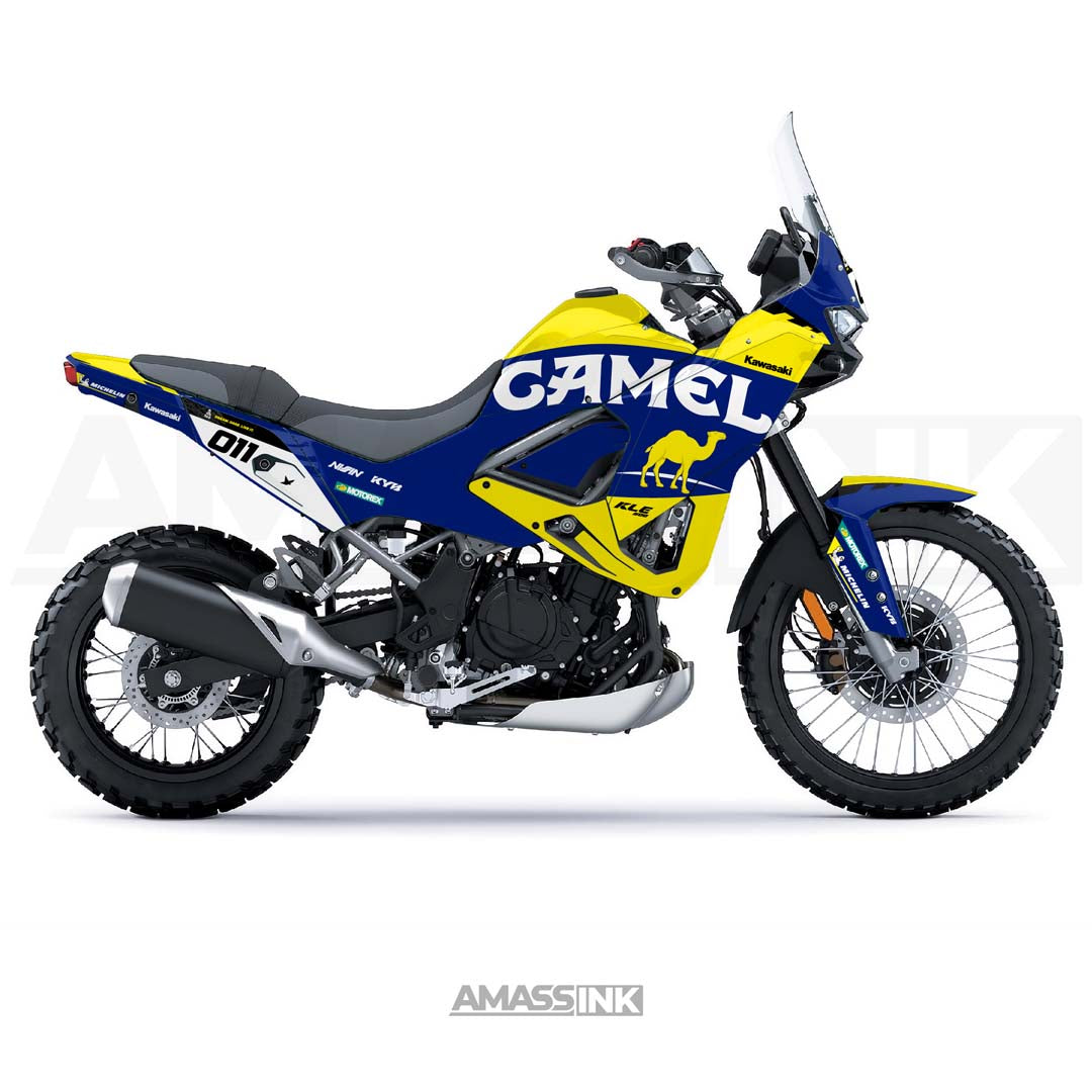 Adhesivos Moto Kawasaki KLE 500 (2026-2027) - Camel Street