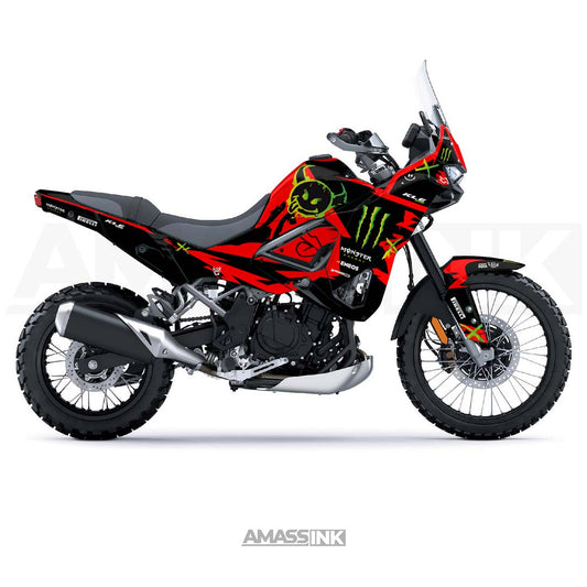 Adhesivos Moto Kawasaki KLE 500 (2026-2027) - Le Mans Red