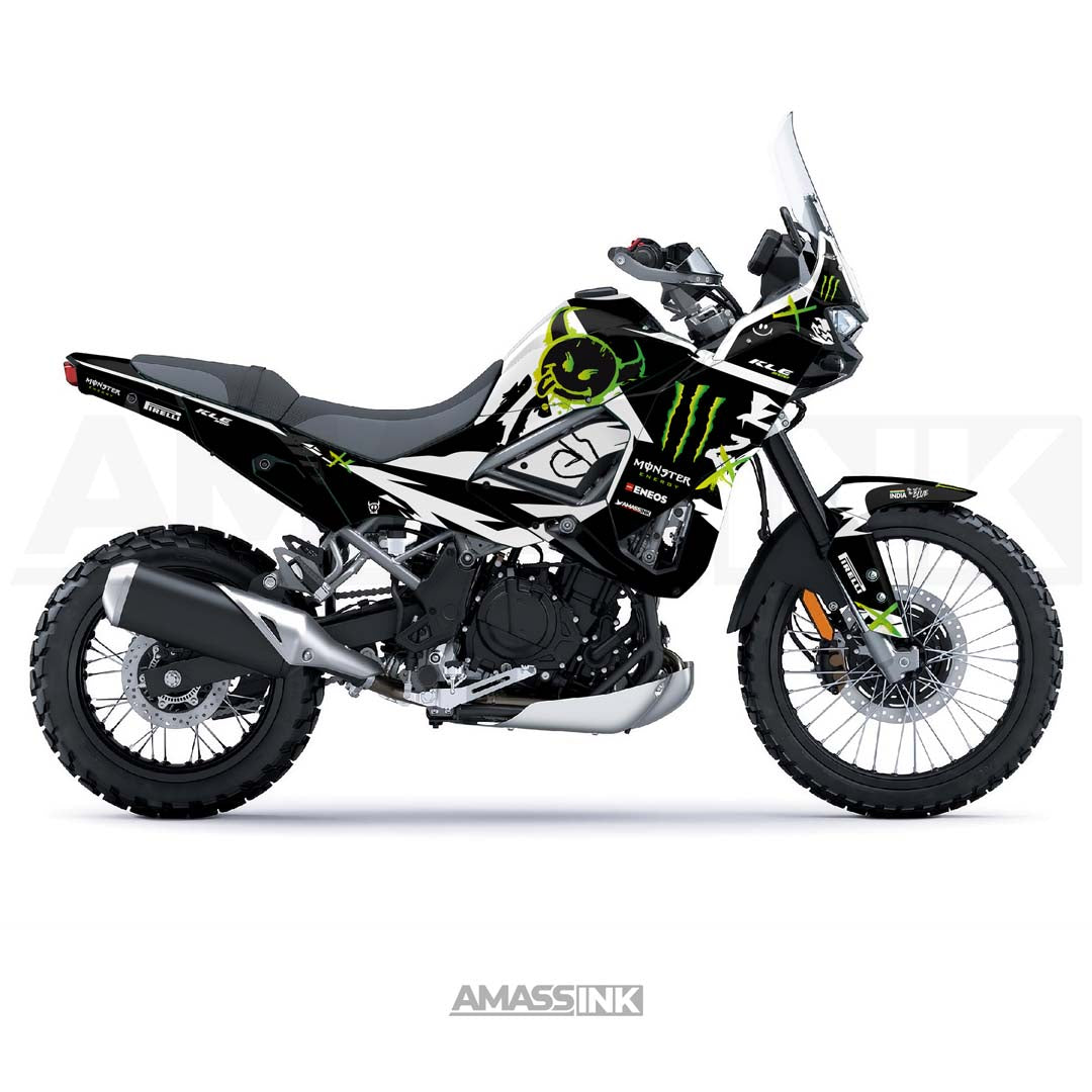 Adhesivos Moto Kawasaki KLE 500 (2026-2027) - Le Mans White