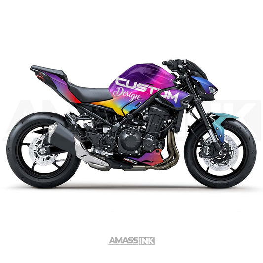 Adhesivos Moto Kawasaki Z900 (2025-2026) - Diseño Personalizado