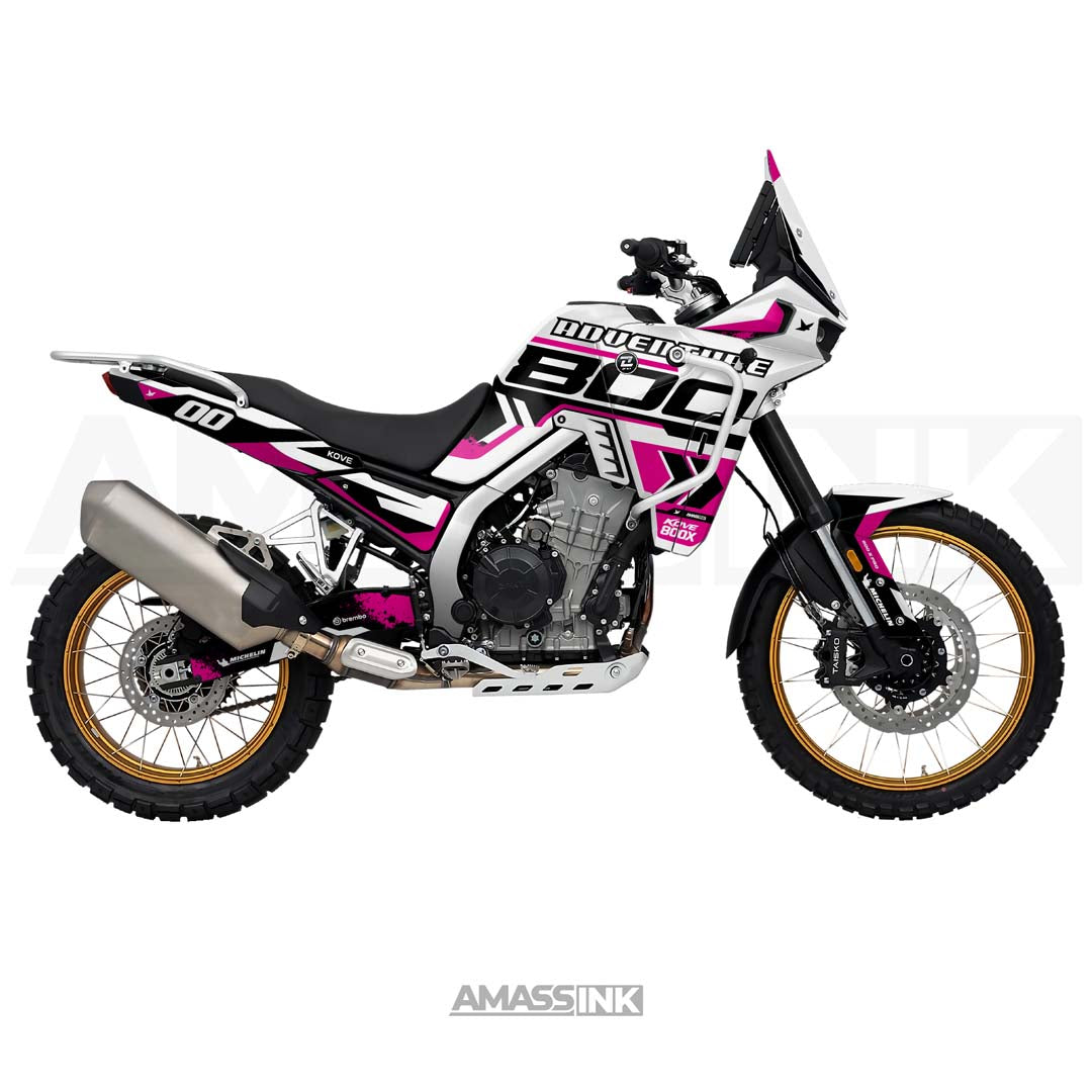 Adhesivos Moto Kove 800X PRO Adventure (2024-2025) - ADV Rose