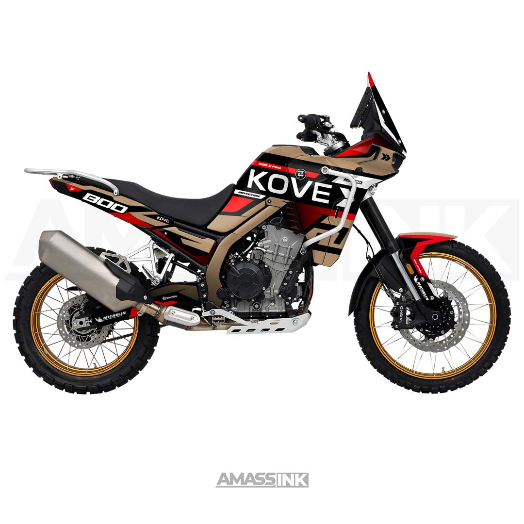 Adhesivos Moto Kove 800X PRO Adventure (2024-2025) - Arena Race
