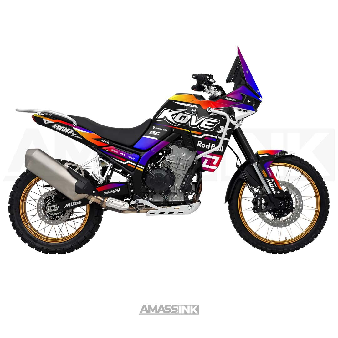 Adhesivos Moto Kove 800X PRO Adventure (2024-2025) - Iris
