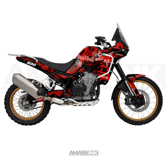Adhesivos Moto Kove 800X PRO Adventure (2024-2025) - Scream Red