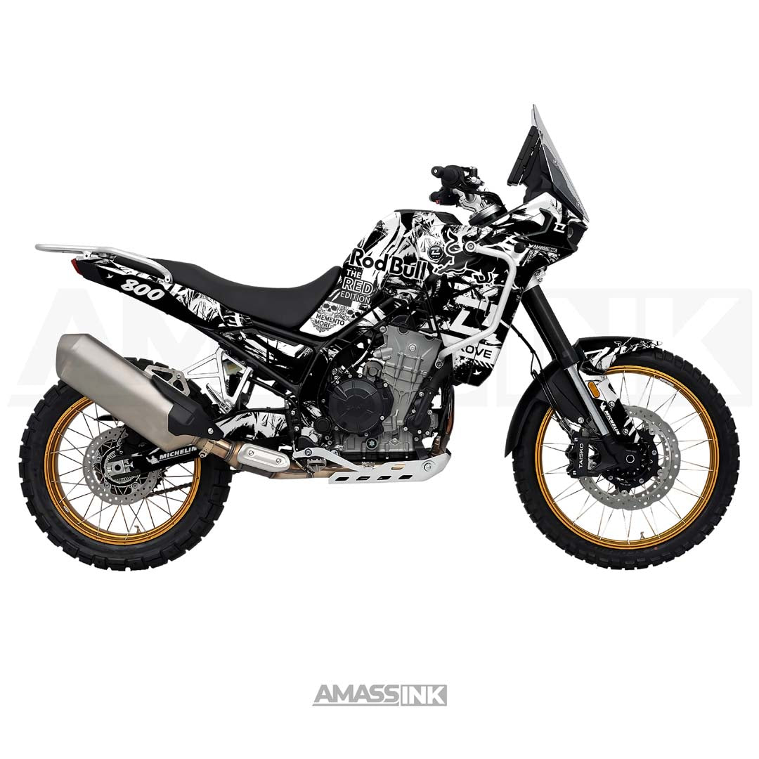 Adhesivos Moto Kove 800X PRO Adventure (2024-2025) - Scream White
