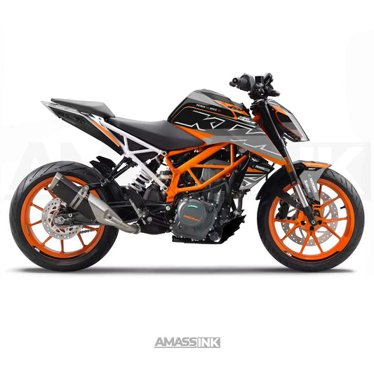 Adhesivos Moto KTM Duke 390 (2018-2023) - Nardo Grey Line