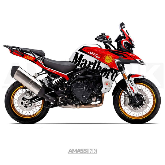 Adhesivos Moto QJ Motor 900 SRT SX (2025-2027) - Marlboro