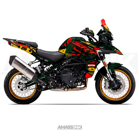 Adhesivos Moto QJ Motor 900 SRT SX (2025-2027) - Splash Green
