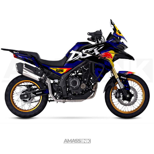 Adhesivos Moto Voge 525 DSX - 625 DSX (2024-2026) - Rally Bull Black