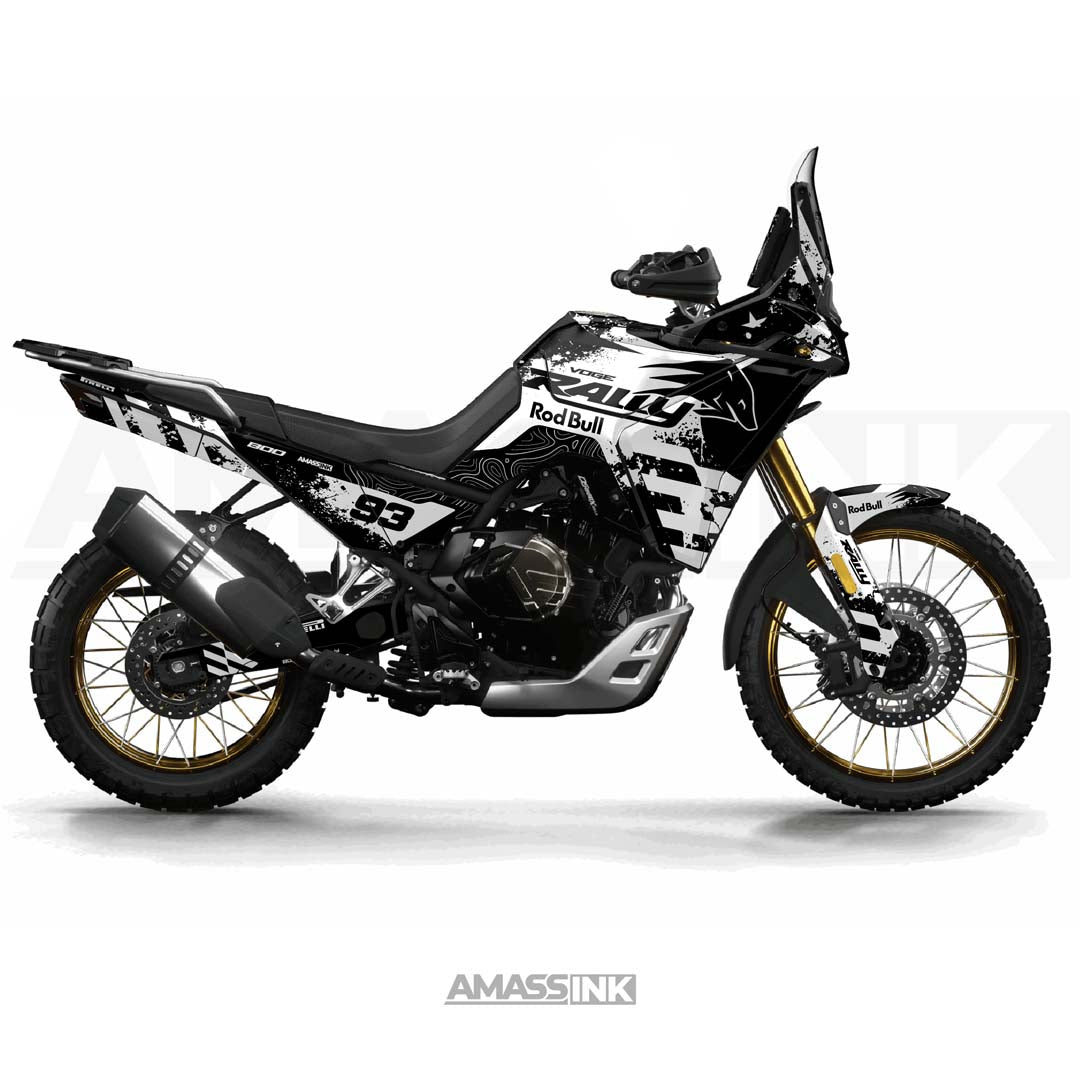 Adhesivos Moto Voge 800 DS Rally (2025-2026) - Rally Bull Black