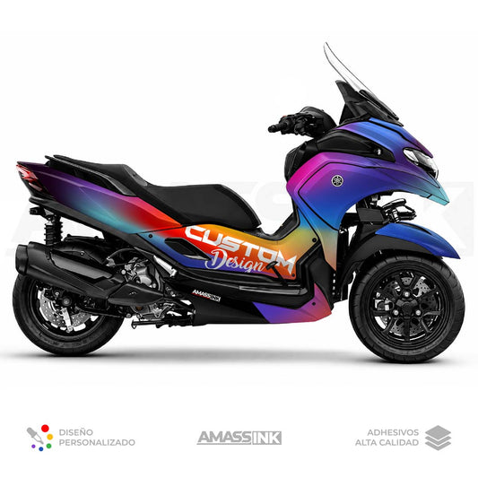 Adhesivos Moto Yamaha Tricity 300 (2020-2027) - Diseño Personalizado