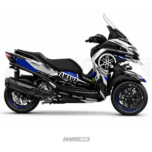 Vinilos Moto Yamaha Tricity 300 (2020-2027) - Flop White
