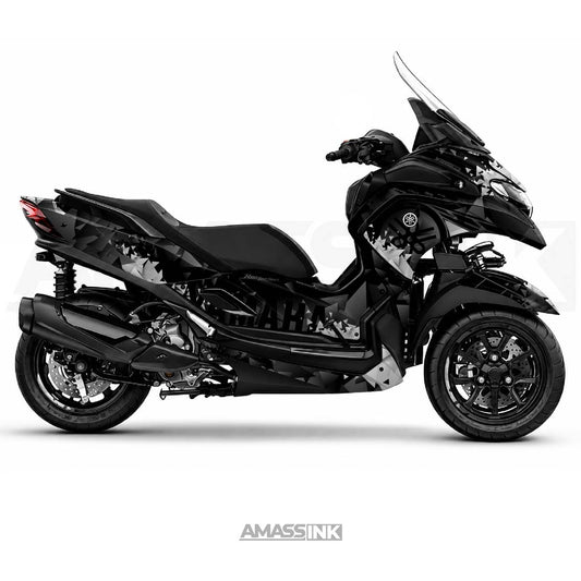 Adhesivos Moto Yamaha Tricity 300 (2020-2027) - Geometrical White