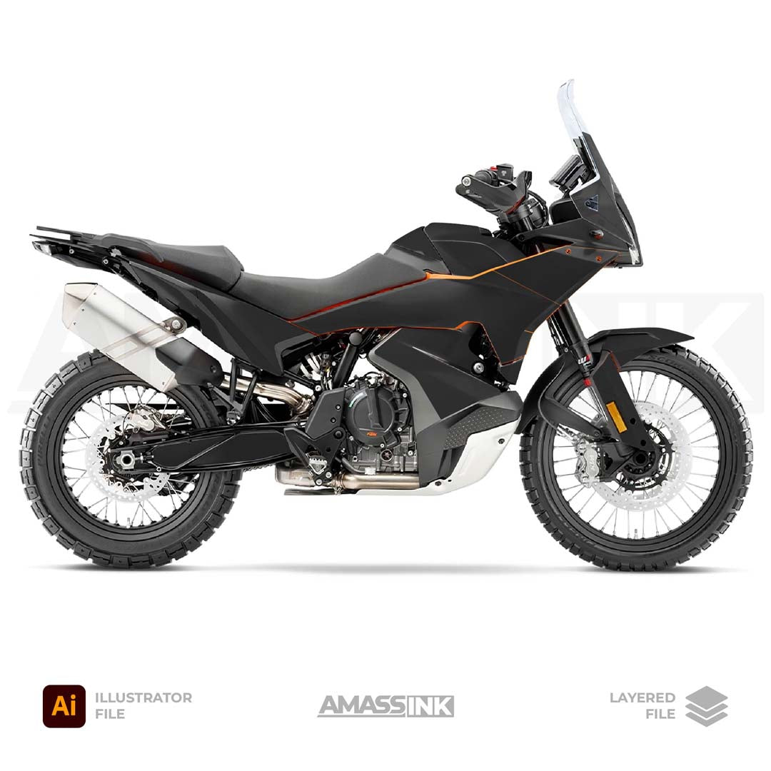 Mockup KTM 890/790 Adventure 2023-2025