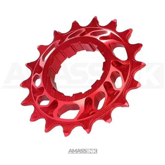 Piñon Fijo 18t Cassette - Rojo