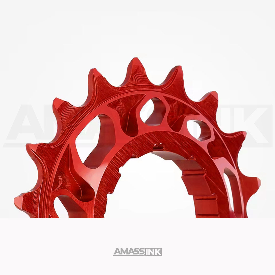 Piñon Fijo 18t Cassette - Rojo
