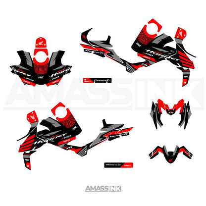 Adhesivos Moto Honda Hornet CB 750 (2023-2025) - Black Series