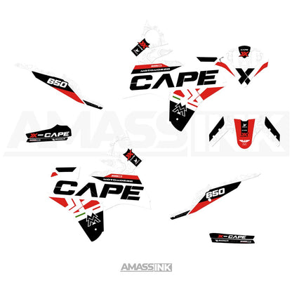 Adhesivos Moto Morini X-Cape 650 (2021-2025) - White Travel